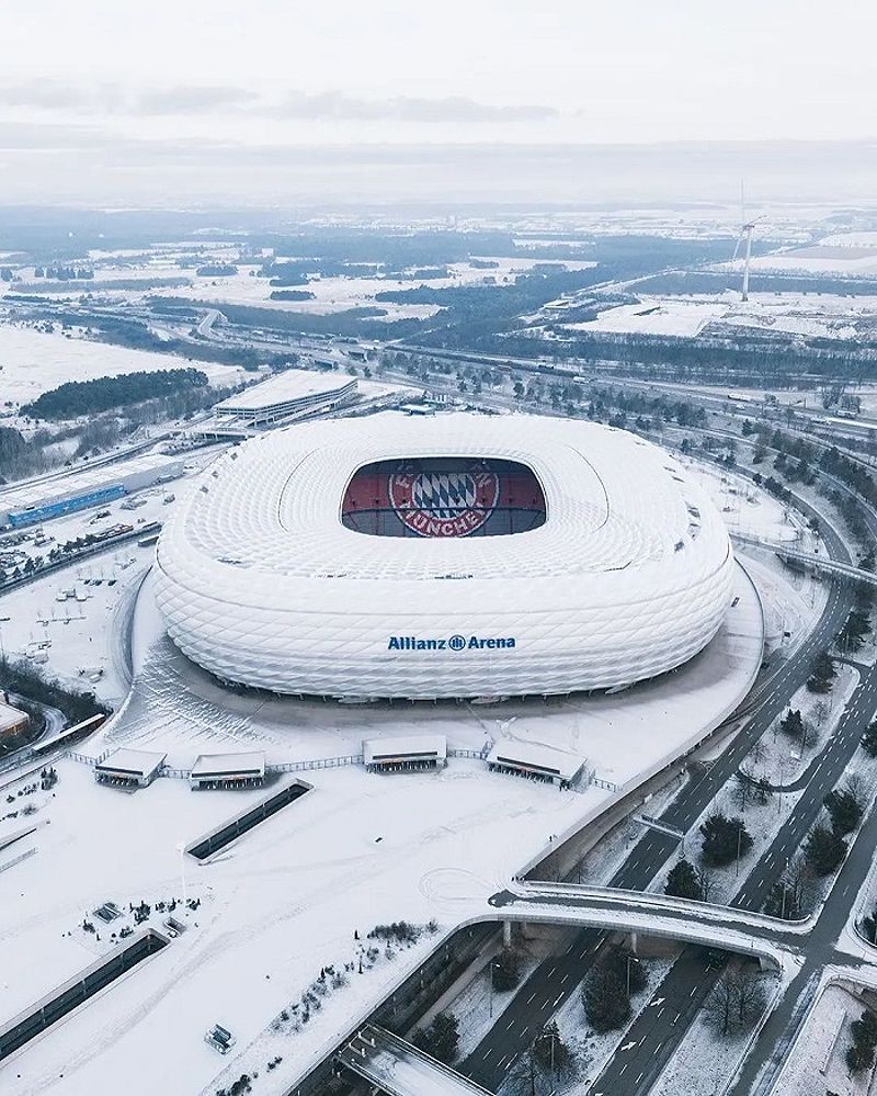 Allianz Arena - Kiến trúc ấn tượng tại Đức