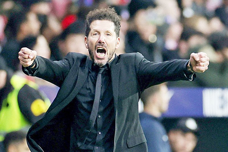 HLV Simeone dẫn dắt Atletico Madrid