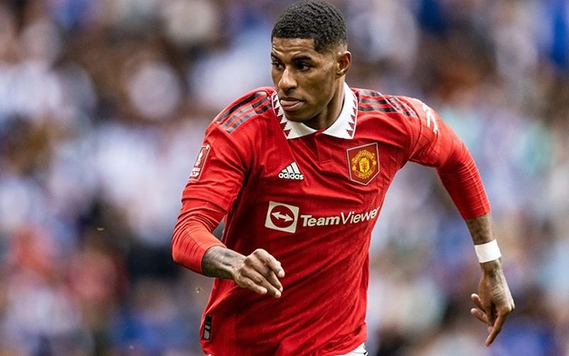 Marcus Rashford trong trận đấu